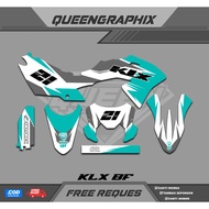 DECAL KLX BF GTX KLX BF CAN CUSTOMIZE NAME, NUMBER, SPONSOR, COLOR (16)