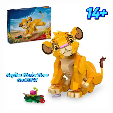 MOC Cartoon 43243 The Lion King Simba Model Set, Birthday Gift, Christmas Gift, Halloween Gift