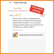 ∴ ◐ ➵ 1PC Canker Mouth Sore Solution Para sa Singaw 4ml