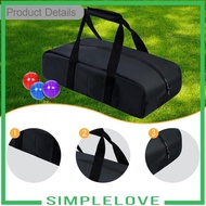 [Simple] Bocce Ball Storage Bag, with Handles Water Resistant Carrier Organization