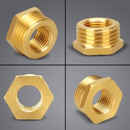 BSP 1/8 1/4 3/8 1/2 3/4 G1 Male to Female Thread Brass Hose Reducing Bushing Copper Pipe Connectors 