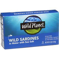 Wild Planet, Wild Sardines In Water with Sea Salt, 4.4 oz (125 g)