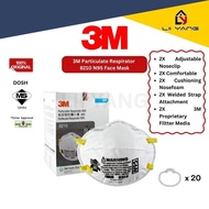 [Original] 3M™ 8210 N95 Particulate Disposable Respirator (20 Pcs/Box) / N95 Face Mask Sirim & DOSH 