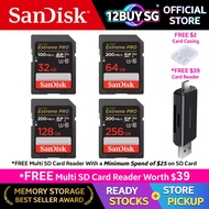 SanDisk Extreme PRO SD Card 4K 100MB/s 32GB DXXO 200MB/s 64GB DXXU 128GB 256GB DXXD 12BUY.SG OS