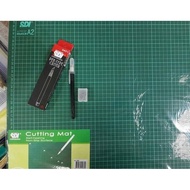 SDI A2 CUTTING MAT PACKAGE + PEN CUTTER + REFILL