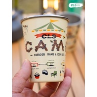 Cls Outdoor Camping 4-Piece Set Cup 304 Stainless Steel Water Cup Picnic Barbecue Beer Cup Surround 