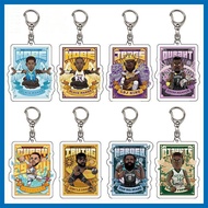 NBA Basketball Star Keychain Celebrity Keychain James Kobe Kobe Curry Lee Rad Merchandise Acrylic Ba