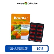 Bewell-C Ascorbic Acid 10 Capsules Non Acidic Vitamin C