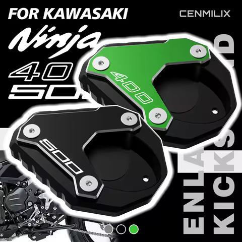 For Kawasaki Ninja500 SE 2025 Ninja 500SE Z500se Ninja400 Z400 Z500 Motorcycle Kickstand Pad Foot Si