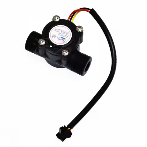 YF-S201 Water Flow Sensor 1/2 Inch Hall Liquid Water Flow Sensor DC 5-18V Water Control Liquid Flowm