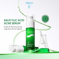 FACERINNA SALICYLIC ACID ACNE SERUM Calm&Soothe Acne Lightens Acne Spots Acne-Prone Facial Skincare 