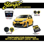 Stinger Full Set Speaker & Android Player Set for Perodua Myvi Lagi Best