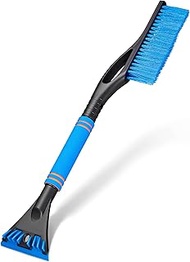 Balinco Car Ice Scraper with Broom, Paint Protection, 2-in-1, Ice Scraper, Ice Breaker, Windscreen S