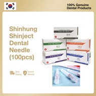 Shinhung Shinject Dental Disposable Needle Material 27G 30G 100pcs