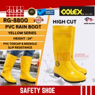 Colex RG-8800 Gumboot Rubber Boot Rainboot | Kasut Getah Kuning RAINBOOT