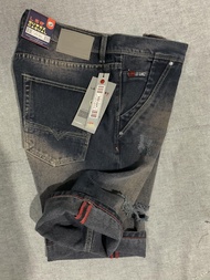 Celana Jeans Pendek Sobek Lois Biru muda Terlaris Terbaru Bahan Tebal Lembut Kwalitas Premium Celana