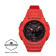 [Watchspree] Casio G-Shock GA-B001 Lineup Carbon Core Guard Structure Bluetooth® Red Resin Band Watch GAB001-4A GA-B001-4A