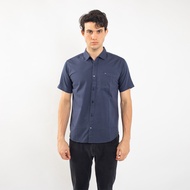 Coop Design - Tristan Kemeja Kasual Kerja Lengan Pendek Short Sleeve Basic Mini Ristop Pria