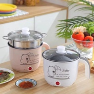 Electric Frying Pan & Portable Mini Rice Cooker - Multicooker Steamer