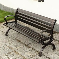Courtyard Chair Chair Aluminum Alloy Bench Outdoor Courtyard Backrest Chair Casting Park Leisure Out