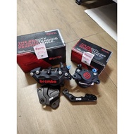 Original brembo caliper set black red yamaha xmax logo