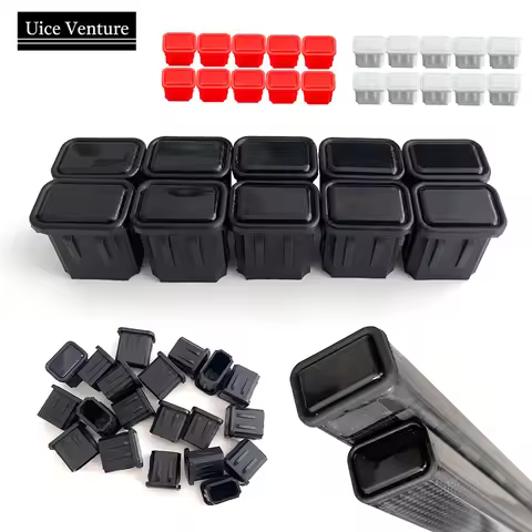 UICE Ice Hockey Stick End Cap 10pcs Set 3 Colors Rubber End Plug Adult Ice Hockey Stick Accessory