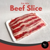 Daging Slice Shortplate AUS Mix Beef Slice Yoshinoya Fat Mix 500gr