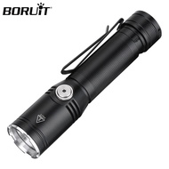 BORUiT ET25 LED Memory Flashlight Super Bright Type-C Rechargeable Waterproof Torch