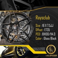 Raysclub 16 X 7.5JJ 8X100/114.3 Gloss Black