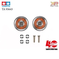 [Tamiya] 40TH Anniversary 19MM Aluminum Ball-Race Ringless Rollers (TA 95643)