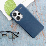 Premium Faux Leather Phone Case For Xiaomi Redmi Note 13 Pro+ 5G 23090RA98C 98G 98I Rubber Raised Ca