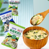 冻干速食汤鸡蛋紫菜蛋花汤菠菜芙蓉鲜蔬即食小包Frozen dried instant soup Egg laver egg flower soup Spinach lotus fresh vegeta