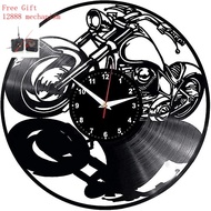 [Meimeier] Old-fashioned Wall Clock Vinyl Wall Clock Unique Clock Creative Gift Vinyl Wall Clock