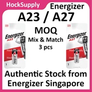 [3pcs] Energizer A23 / A27 High Voltage 12V Alkaline Battery 23A 27A