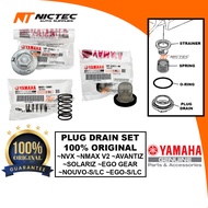 YAMAHA PLUG DRAIN NVX NMAX V2 AVANTIZ SOLARIZ PENUTUP MINYAK HITAM 100% ORIGINAL 54P-E5351-01 90501-