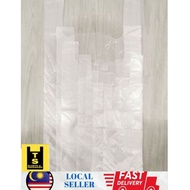 White Transparent Handle bag/ Singlet Bag / Plastic bag(Small to Big) 8x12, 10x12,11x13,13x16,15x17,