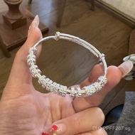 Push-Pull Coil Wrapped Pure Silver 9999Adjustable Beaded Ancient Method Pure Silver Accessories Ulti