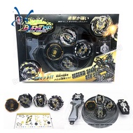 4PCS Black Beyblade Burst Toys Set With Launcher Stadium Metal Fight Kid's Gift toys for bayblade gyro spinning tops