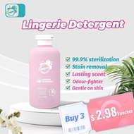 【Peach Blossom】Launged Lingerie Laundry Detergent Underwear Bra Antibacterial Fragrant Hand wash300g