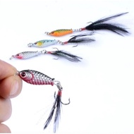 Micro Jig Mini Metal Jig 2.5cm/ 4g Fishing Lure Metal Spoon Sinking Jig