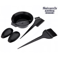 HAIRCARE2U.my 4 Pack Salon Hair Color Dye Tint DIY Earmuff Hair Dye Bowl Comb & Brush