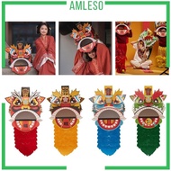 [Amleso] 1 Piece Lion Material, Chinese Spring Festival, Lion Dance Head,