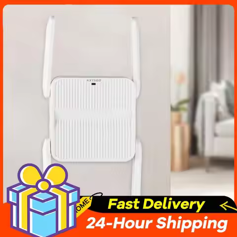 WiFi 6 Repeater Extender 1500Mbps Signal Booster Amplifier with Ethernet Port Wireless WiFi Extender