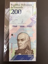（全新）委內瑞拉🇻🇪200玻利瓦爾紙幣