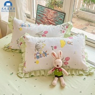 Korean style lace pillowcase 48x74cm (19 x 29 inches)