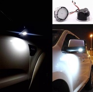 ไฟส่องพื้นกระจกมองข้าง LED สีขาว 1 ชิ้น สำหรับ Ford Ranger &amp; Ford Everest