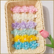 YT4 Baby Girls Flower Pearl Hairband Hair Accessories For Toddler Infant Newborn 13 Colors Available