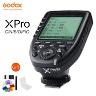 Godox XPro-C Flash Trigger Xpro-N Xpro-S Xpro-F Transmitter with 2.4G Wireless X System TTL HSS LCD 