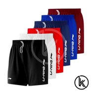 6 pcs adult badminton shorts non-pocket badminton shorts