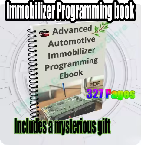 Hot Advanced IMMO BOOK Automotive Immobilizer Programming Ebook 327 Pages PDF Check/Diagnose/Repair 